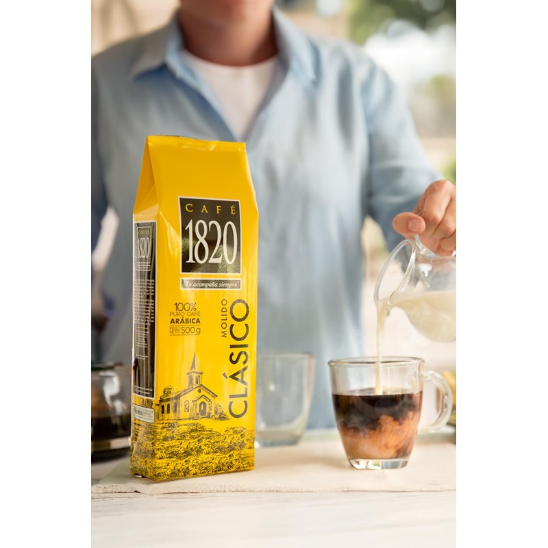 Café 1820 Classic, Premium Costa Rican Ground Coffee, 100% Arabica,