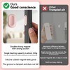 WATUNID 8PCS Magnetic Remote Control Holder Wall Mount, Upgraded Silicone