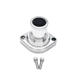 HRC GM LS Water Neck Thermostat Housing Straight LS1 LS2 LS6 V8 Aluminum Polished