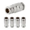 Vecys 5pcs N Female Kit Crimp RF Connector 50 Ohm
