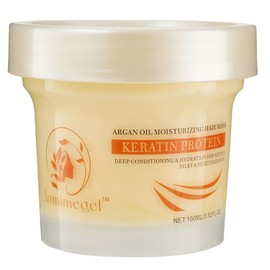 Mascarilla Capilar De Colágeno, Mascarilla Capilar Reparadora Y Acondicionadora Con Aceite De Argán Para Cabello Dañado, Mascarilla Hidratante Y Acondicionadora Profunda Para Todo Tipo De