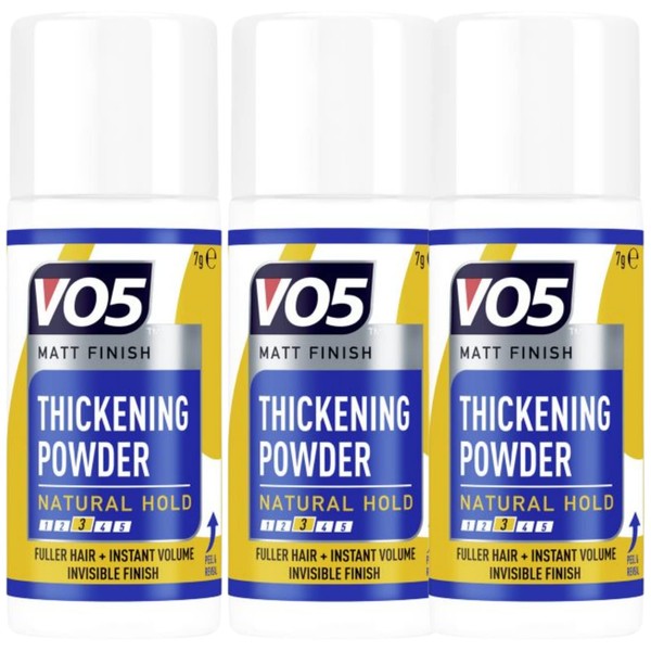 VO5 Thickening Hair Powder Natural Hold 7g (Pack Of 3)