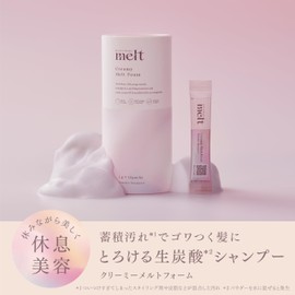 melt(メルト) Melt Creamy Melt Foam with Carbonated Powder 1g x 6 Packs Rest Beauty Mindful Aroma/Geranium & Muguet Scent