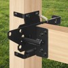 BOODVON Self Locking Gate Latch for Wooden Fence, Heavy Duty