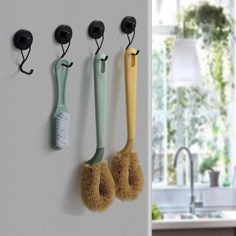 Homion Magnetic Hooks, Stainless Steel, Rust Free, Includes Magnets, Vertical