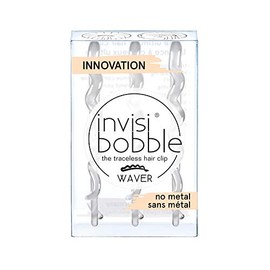 Invisibobble 38971IB Anillo de Pelo Waver Crystal Clear, 3 pz