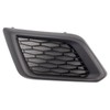 TRQ Front Left Fog Light Hole Cover Black Drivers Side