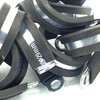 10pcs x 29mm Rubber Lined Cable P-Clips Steel Hose P