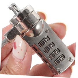 Operitacx 1.8M Laptop Locking Cable Security Theft Wire Notebook Lock with Portable Password Protection for Laptops Tablets and Monitors