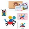 Flex Wooden Pattern Blocks, Wooden Animal Jigsaw Puzzle, Tangram Shape