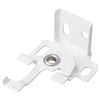 8 PCS White Roman Blind Brackets for 25mm Top Rail
