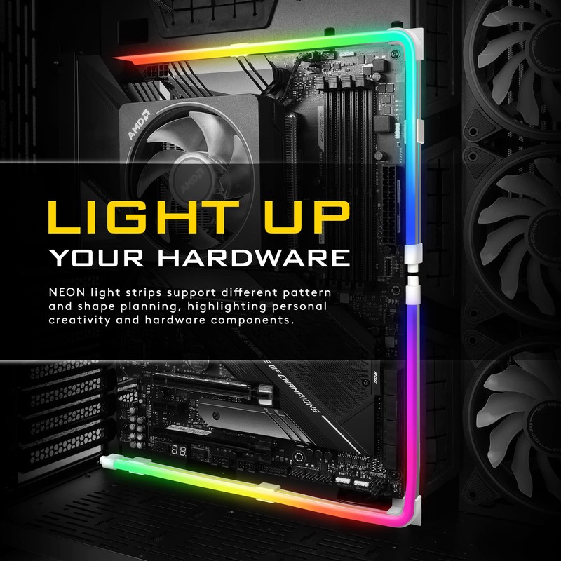 EZDIY-FAB Premium LED Strip Kit for PC 5V ARGB Motherboard