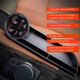 Caja de Almacenamiento Organizador del automóvil Asiento Delantero del automóvil Ranura de Relleno Ranura Organizador de Bolsillo Accesorios...       