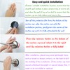 DGYB Adjustable Suction Cup Towel Bar for Bathroom 14 Inch