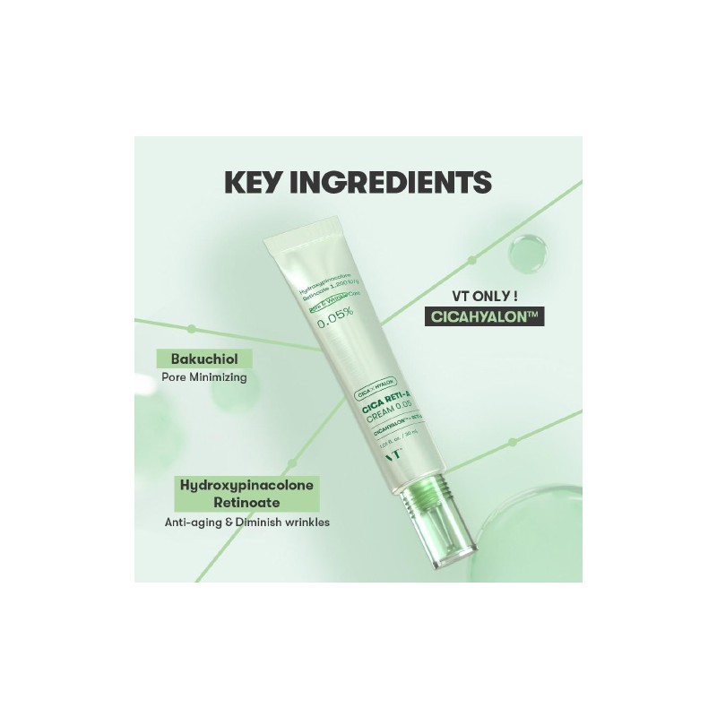 VT Cosmetics [VT Cosmetics]Cica Reti-A Cream 0.05 30ml