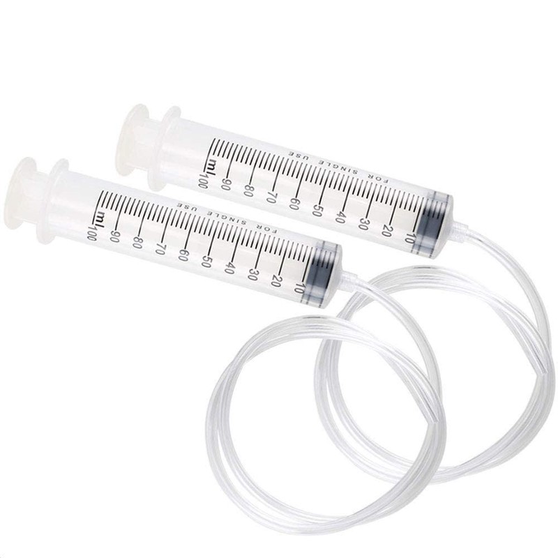 Large Capacity Plastic Syringe with 1m Tube for Oil or