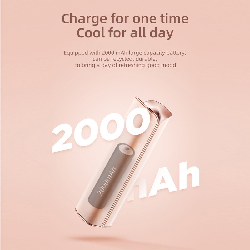 Portable Mini Electric Fan USB Rechargeable Handheld Cooling Fan for