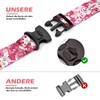 Pack of 4 Suitcase Strap, Adjustable Suitcase Strap, Pink