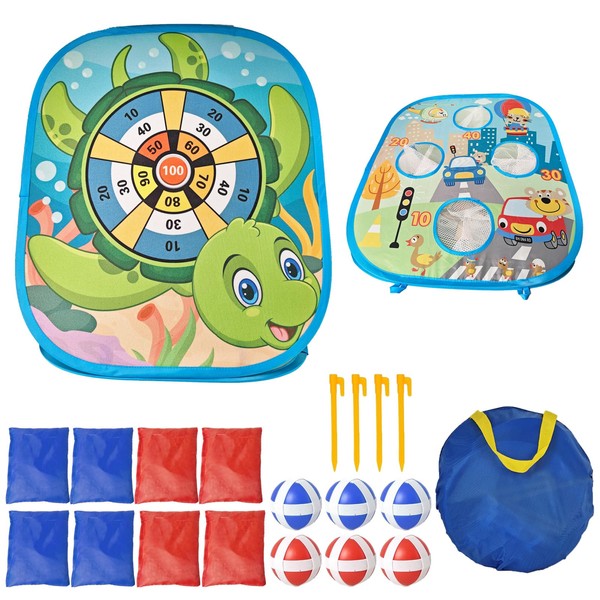 YFOViKZ Animal Bean Bag Toss Game, Outdoor Bean Bag Toss
