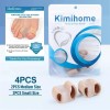 Kimihome 4 PCS Toe Spacers Separators, Wicking& Breathable Fabric Bunion