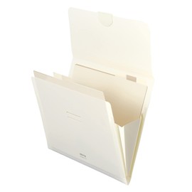 Kokuyo Novita Document File A4 6 Pockets Off White F-NV950W