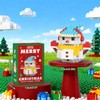 Yee hfafa 4 Pack Santa Claus Design Building Blocks Set,