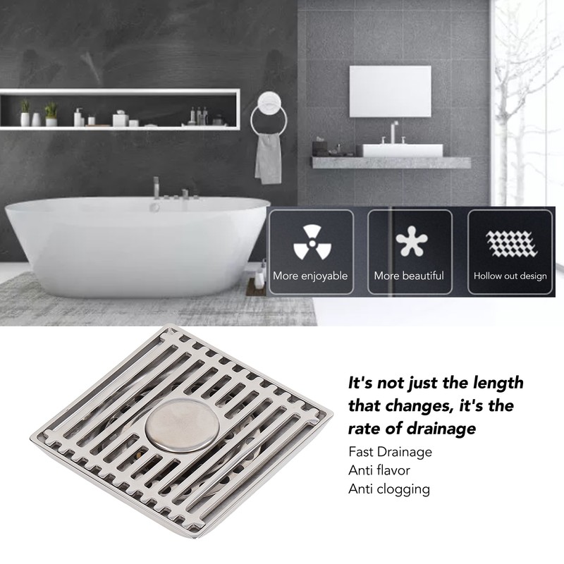 Floor Drain Odor Proof Insect Proof Square Floor Drain Electroplating