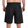 TTZ Mens Big and Tall Swim Trunks 5XL Black