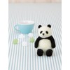Hamanaka Wool Felt Kit, Animal Made with Needle Felt Panda