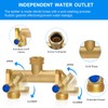 Brass Garden Hose Splitter, Garden Hose Splitter 2 Way Heavy
