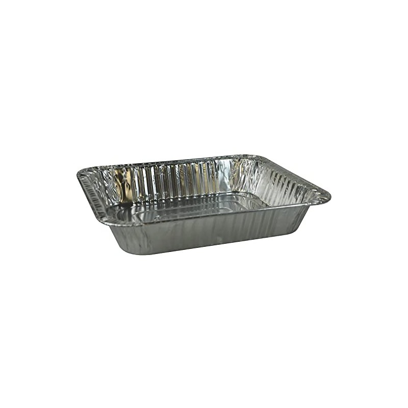 Kingfisher Foil Roasting Trays, Silver, Large, Pack of 2
