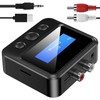 Bluetooth 5.3 Receiver Transmitter, Wireless Audio Adapter 2-in-1 Bluetooth Transmitter