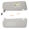 [Left/Driver Side] OE Style Gray Windshield Sun Visor w/Lighted Mirror
