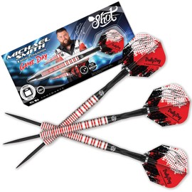Michael Smith Game Day Steel Tip Dart Set-90% Tungsten Dart Professional Darts for Bristle Dartboard