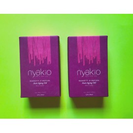 Nyakio Anti-Aging Oil  2  Nyakio Manketti & Mafura - 1 fl oz (each)