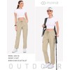 MoFiz Khaki Hiking Pants for Women Quick Dry UPF 50+