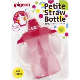 Pigeon Petit Straw Bottle Milkey Strawberry 150mL