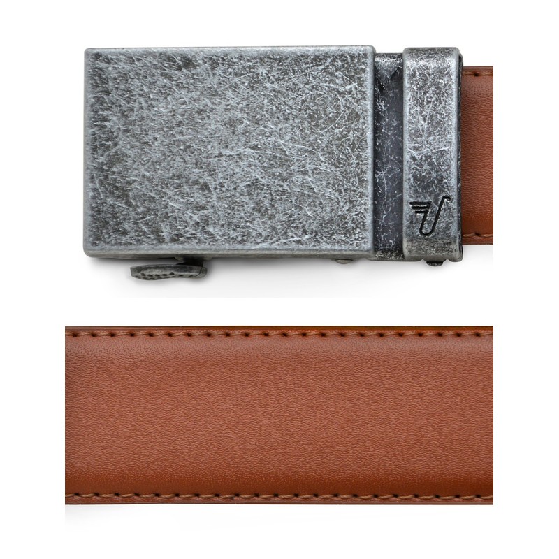 Mission Belt Men's Ratchet Belt - Iron - Iron Buckle/Saddle