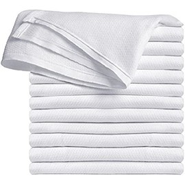 Premium 100% Cotton Cloth Diapers for Baby, 48 Pack Reusable, Machine Wash, Multipurpose Flat Fold Unisex Cloth Diaper
