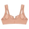 Glamorise Women's Plus Size Low Cut Wonderwire Lace Bra Underwire