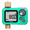 RESTMO Sprinkler Timer with Brass Inlet & Outlet, 3 Separate