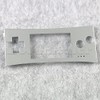 XBERSTAR Ersatz-Frontplatte für Gameboy Micro GBM Controller Frontabdeckung (Silber)
