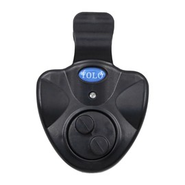 Tiardey Pack of 2 Fishing Bite Alarms Electronic Bite Alarm Light Indicator Swinger Vibration on the with LED Light Indicator