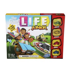 The Game of Life Junior Board Game for Kids Ages 5 and Up, Game for 2-4 Players (English)