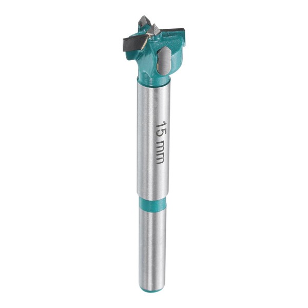 HARFINGTON Forstner Drill Bit 19/32" (15mm) Tungsten Carbide Wood Drill