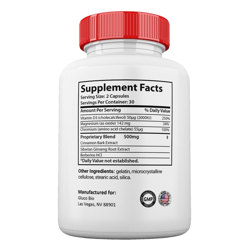 GlucoBio Max + Blood Support Capsules, 2X Higher Strength, GlucoBio