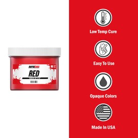 Rapid Cure® Screen Printing Ink Red (Pint - 16oz.) - Plastisol Ink for Screen Printing, Fast Curing Fabric Paint - Screen Print Direct®, USA Made