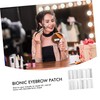 FRCOLOR False Eyebrow Stickers Imitation Cosmetics Natural Brow Look Temporary