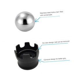 FOMIYES Massage Ball Hot and Cold Rolling Ball Ice Relaxing Massager Manual Massager Ball Relax Tool Portable Massager Detachable Massage Ball Massager Device Body Relax Massaging Device