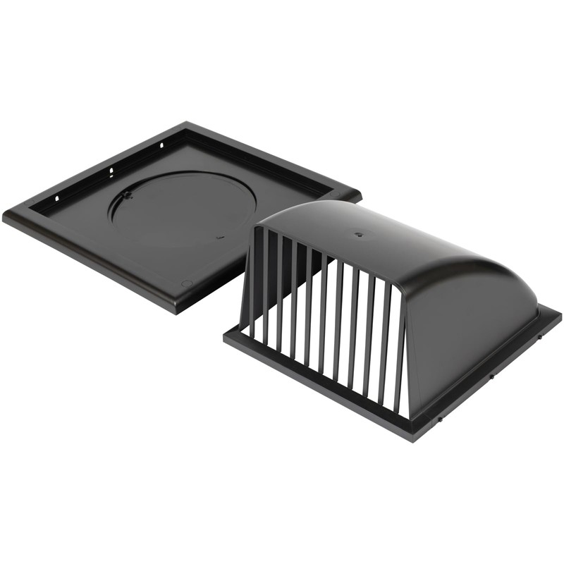 Awenta 150mm Extractor Hood Vent - Black ABS Plastic -